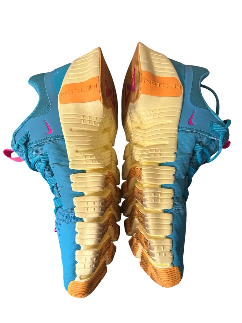 Nike Men’s Athletic Shoes - Teal/Hot Pink/Yellow Size 14 - Picture 2 of 8
